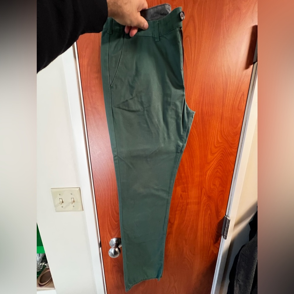 Green Skinny Slack/Chinos